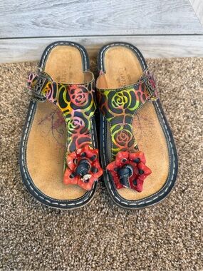 Stylish Spring Step L'Artiste slip-on mule.  EU 38 US 8